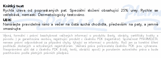skineffect Balzám na popraskané paty 75ml