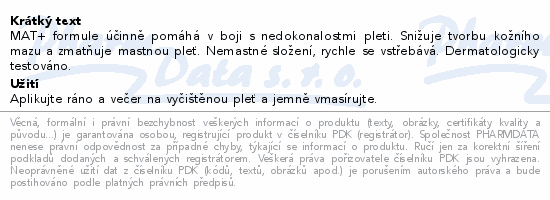 skineffect Zmatňující pleťový krém 50ml