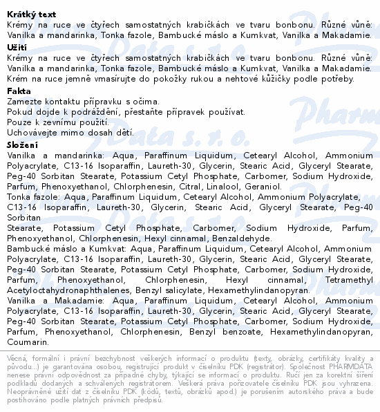 TAKE TIME Krém na ruce 4x30ml