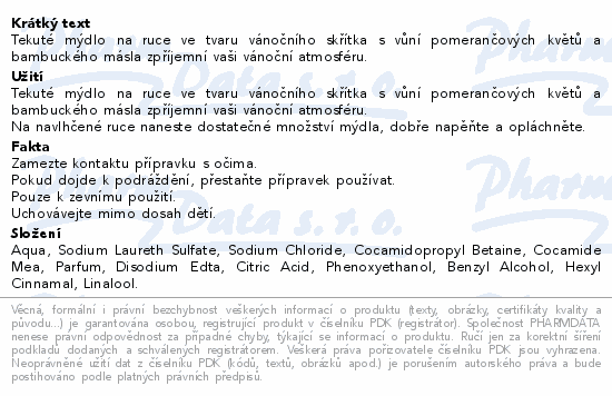 TAKE TIME Tek.mýdlo Orang.Blossom&Shea Gnome 300ml