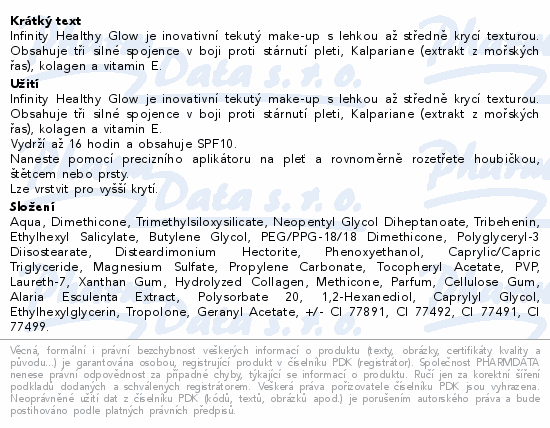 Dermacol Infinity Healthy Glow Found.Bronze 04 20g