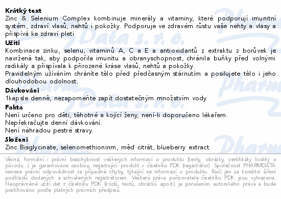 Tomas Arsov Zinc&Selenium Complex cps.90