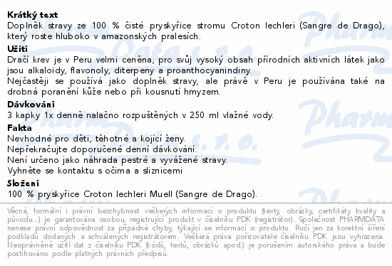 Allnature Dračí krev 30ml