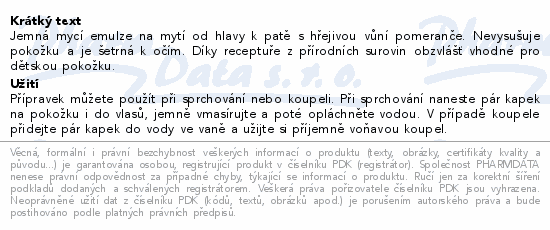WELEDA Kids Sprch.krém a šamp.Šťast.pom.2v1 150ml