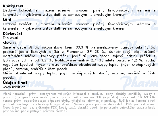 Mixit Créme boule Strawberry caramel 20x30g