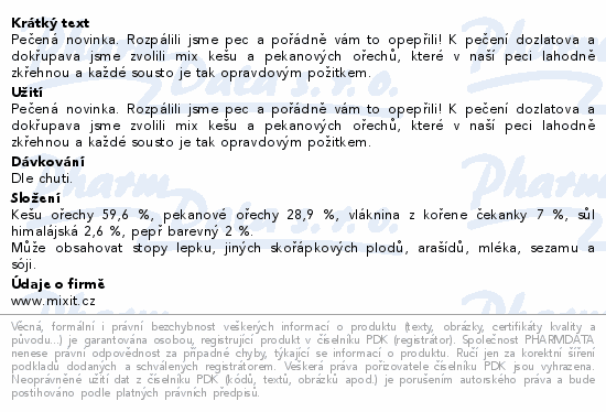 Mixit Oříšky paper mix Čtyři druhy pepře 150g