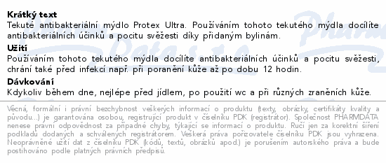 Protex Ultra antibakteriální tekuté mýdlo 300ml