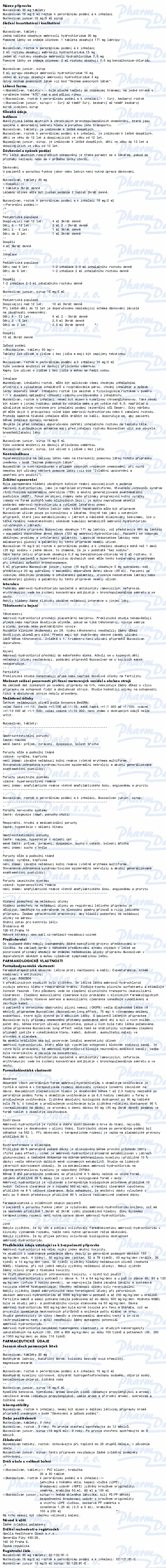 Mucosolvan 15mg/2ml por.sol./inh.sol.60ml