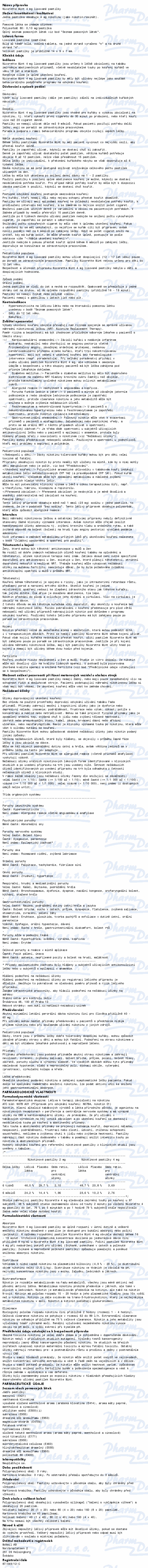 Nicorette Mint 4mg pas.cmp.2x40